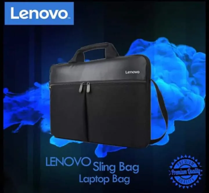 Original Lenovo Sling Bag Laptopbag 15.6inch to 16 inch Black SIMPLE