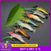 Artificial Luminous Activity Lifelike Lure Soft Lure Silicone Shrimp Lure Fishing Fishing Jigs [hot]Luminous Fishing Quid Shrimp Lure