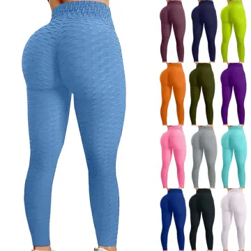 Leggings For Women Butt Lifting Women Booty High Waisted Tummy Control  Workout Yoga Pants Peach Hip Sports Leggings For Girls Sfluorescent Yellow