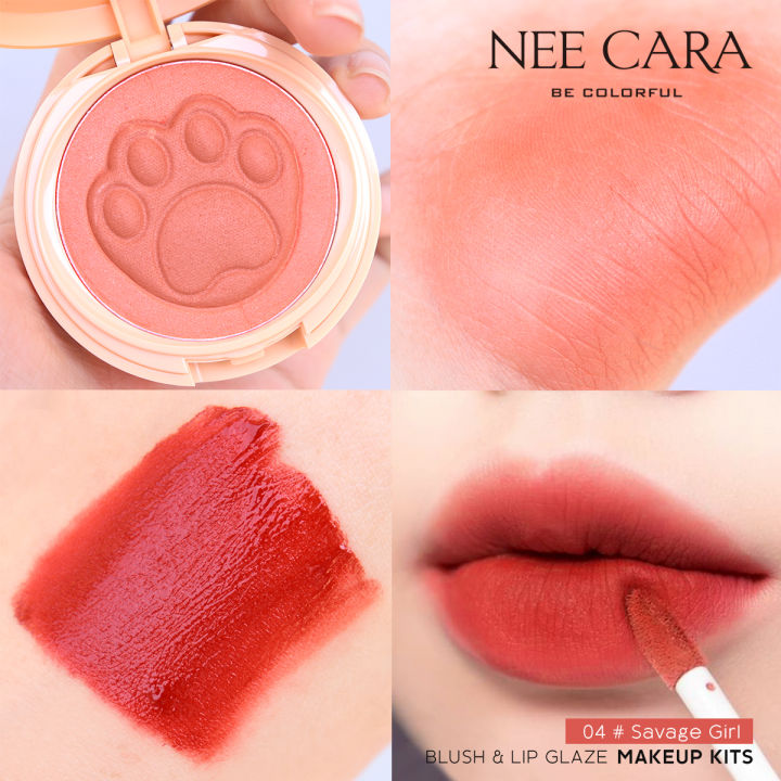 nee-cara-นีคาร่า-เซ็ตแต่งหน้า-ลิปแมต-ลิปสติก-บลัชออน-n317-makeup-kit-blush-amp-lip