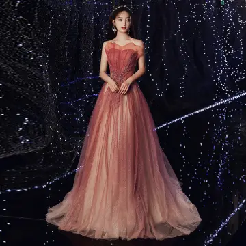 Buy Peach Dresses & Gowns for Women by BLACK SCISSOR Online | Ajio.com
