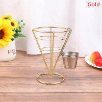 ruyifang 1pcs French Fry Stand กรวยตะกร้าสำหรับทอดปลาและชิปและอาหาร