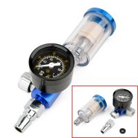 QDLJ-1/4" Scratch Air Pressure Regulator Gauge Spray Tool  In-line Water Trap Filter Tool 0-140psi/10bar Oil-water Separator