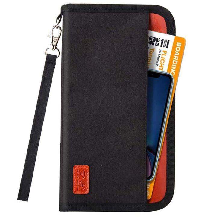 TOPPO【In stock 】 Family Passport Holder Leather RFID Blocking