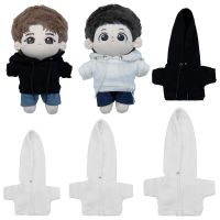 COME ตุ๊กตา OB11 1/111/12 สำหรับตุ๊กตา10cm/15cm/20cm อุปกรณ์เสริมเสื้อผ้า เสื้อฮู้ดทำมือ ชุดเสื้อกีฬาคอกลม ท็อปส์ซูตุ๊กตา เสื้อผ้ามีฮู้ด