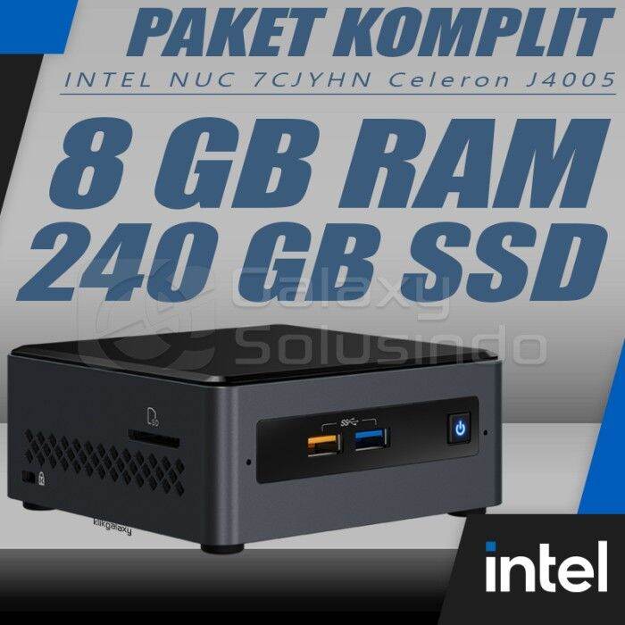 Paket Intel Nuc Kit Nuc Cjyh Cjyh Memory Gb Ssd Gb Lazada Indonesia