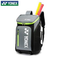 YONEX 2023กระเป๋าสะพายหลังกีฬาไม้ตีเทนนิส Tas Raket Badminton อเนกประสงค์สำหรับวัยรุ่นของแท้สำหรับ3-4ชิ้นพร้อมช่องใส่รองเท้า