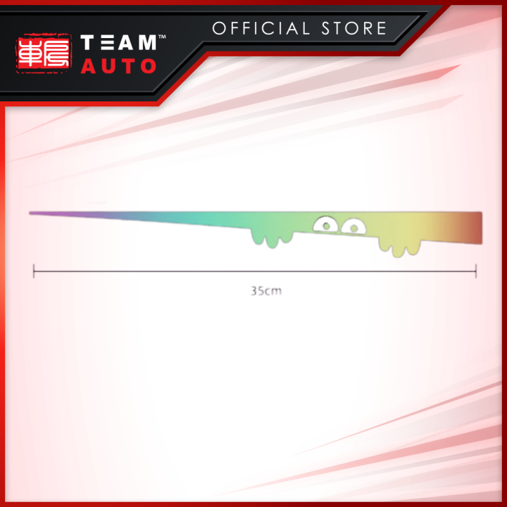 Team Auto TAP13636 Car sticker to cover scratches peeping design