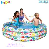 Intex ส่งฟรี สระน้ำเป่าลม ปลาน้อยและเพื่อน 66 นิ้ว. (1.68x1.68x0.38 ม.) รุ่น 56440