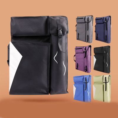 Art Student 4k Drawing Board Bag Waterproof Painting Bag Folding Easel To Go Out Sketching Backpack Painting Tools Storage