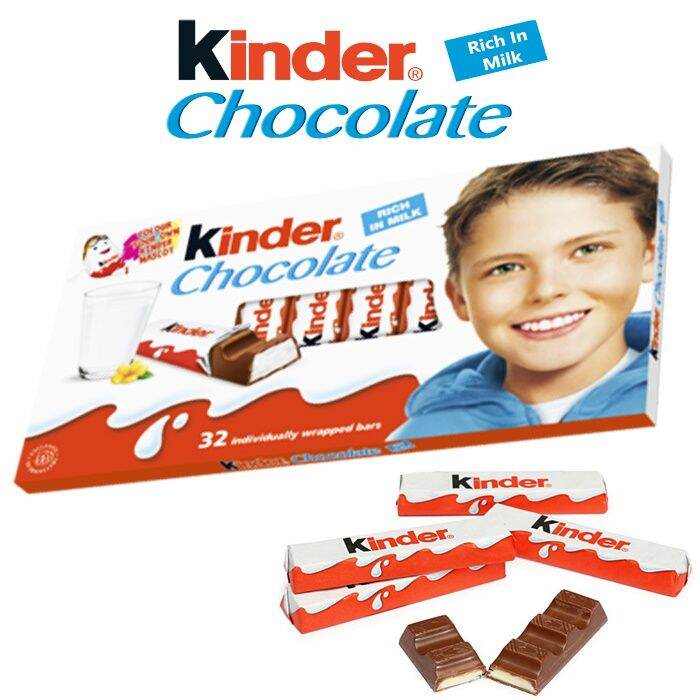 KINDER CHOCOLATE T8X4 400G | Lazada