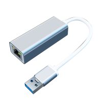 การ์ดอีเธอร์เน็ตกิกะบิต USB3.0สำหรับการเปลี่ยน MacBook ระบบ Win8/10สำหรับการดาวน์โหลดความเร็วสูงที่มีน้ำหนักเบา