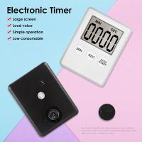 Portable Super Thin Timer LCD Digital Screen Kitchen Timer Square Cooking Countdown Alarm Clock Magnet Clock Outdoor Sports