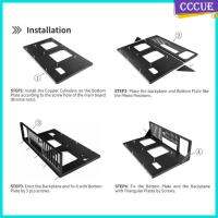 Ccccccue กรอบแชสซีคอมพิวเตอร์ DIY ง่ายต่อการใช้อุปกรณ์เสริมแร็คของเมนบอร์ด