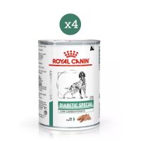 Royal Canin Diabetic Can Dog  410g. x 4 cans อาหารสุนัข อาหารสุนัขเบาหวาน แบบกระป๋อง 410 กรัม x 4 กระป๋อง