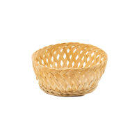 ์NT447  Bamboo Round Bowl ถาดไผ่ไขว้