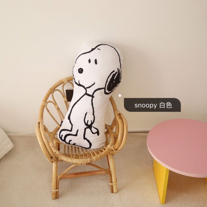 spot-parcel-post-new-creative-snoopy-crystal-short-velvet-pillow-cute-cartoon-double-sided-printing-and-dyeing-multifunctional-sofa-car-cushion