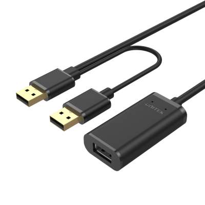 UNITEK USB 2.0 Active Extension Cable over 5,10,20M. (สินค้ารับประกันคุณภาพ 2ปีเก็บกล่อง) Model: Y-277/Y-278/Y-279  Cable Length: 5M/10M/20M .