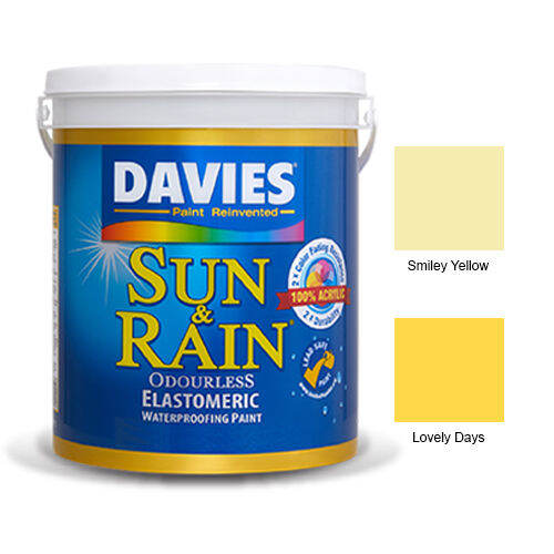 Davies Gallon Sun & Rain YELLOW Elastomeric Waterproofing Indoor