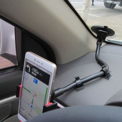 Car Mobile Phone cket Extended Suction Cup Truck Car Universal Suction Glass Mobile Phone Navigation Rack Shelf