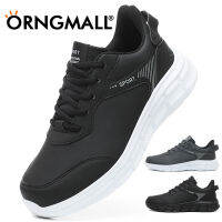 TOP☆ORNGMALL Shoes for Men High Quality Sneakers Lace-Up Black Fashion Gym Casual Light Walking Suitable For Daily Life and Sports Plus Size 39-48