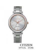 CITIZEN นาฬิกาข้อมือผู้หญิง Eco-Drive EM0766-50A Lady Watch (พลังงานแสง )