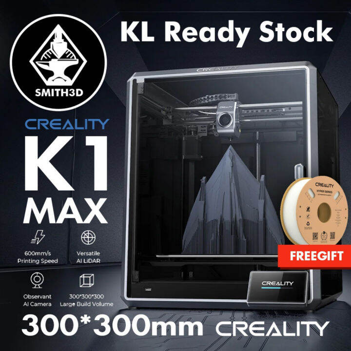 Creality K1 Max 3d Printer 600mm S Speed 300 X 300 X 300 Mm Size 300°c