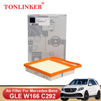 TONLINKER Air Filter A2760940504 สำหรับ Mercedes Benz GLE W166 C292 2015-2019 GLE 400 450 500e AMG 43 4MATIC รถอุปกรณ์เสริมสินค้า-fliqmajfnwyhd