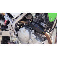 อุปกรณ์เสริมรถจักรยานยนต์ Power Shield ท่อไอเสียความร้อนสำหรับ KAWASAKI KLX 140 150 230 250 300R KLX230 KLX250