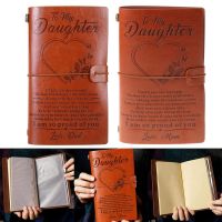 Vintage Engraved Faux Leather Journal Notebook Diary My Dad Mom Travel Notepad Dropshipping