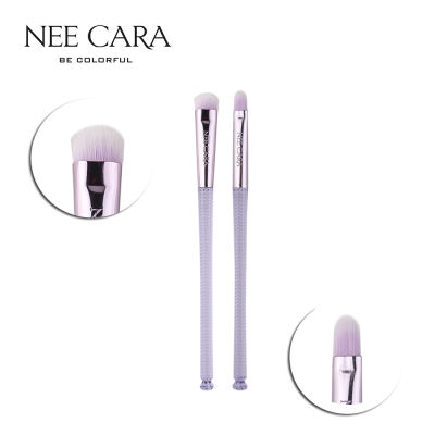 [Clearance] NEE CARA นีคาร่า แปรงแต่งหน้า แปรงลงอายแชโดว์ แปรงทาลิป N822 EYESHADOWN &amp; LIP BRUS 2 PIECE