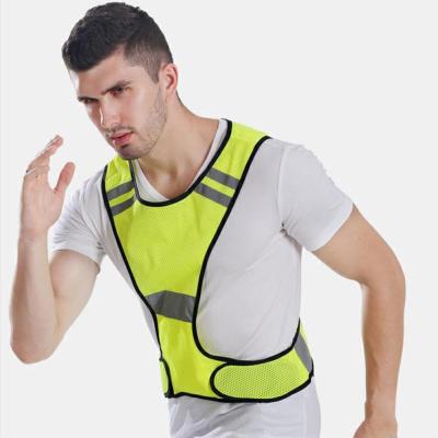 Sports Reflective Vest Night Running Outdoor Reflective Safety Size Mesh Super Free Vest Breathable Clothing For Unisex C5W9