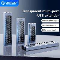 ORICO Usb Hub 5Gbps Usb 3.0 HUB พร้อม QC ที่ชาร์จความเร็วสูง7พอร์ตตัวขยาย Usb อะแดปเตอร์สำหรับคอมพิวเตอร์อุปกรณ์เสริม ORICO ขาตั้งกล้อง Feona