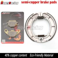 Motorcycle Front Brake Pads Rear Shoes For KAWASAKI GPZ 305 ZR 400 A1/B1 Z 400 F GPZ 500 S ZR 550 Z 550 F