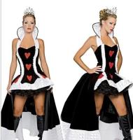 sexy Queen of Hearts costume women adult fantasy Alice In Wonderland party cosplay fancy sexy costume