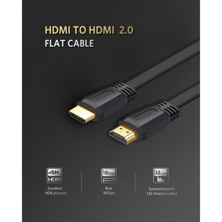 ugreen-50820-hdmi-cable-4k60hz-3m-สาย-hdmi-4k60hz-3-เมตร