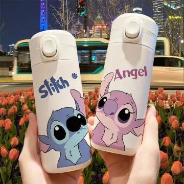 420Ml Lilo Stitch Angel Stainless Steel Coffee Cup Thermos Mug Cup