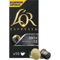 กาแฟแคปซูล ลอร์ เอสเพรสโซ ออนิกส์ 10 แคปซูล ใช้กับเครื่องเนสเปรสโซ Nespresso/Lor Espresso Onyx Intensity 12 Coffee Capsules 10 Pack