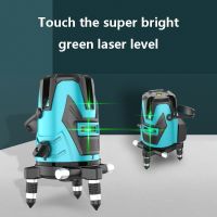 Laser Level 2-5 Lines 3D/4D Self-Leveling 360 Horizontal Green Laser Beam Line Horizontal Vertical Cross Lines Indoors Guide