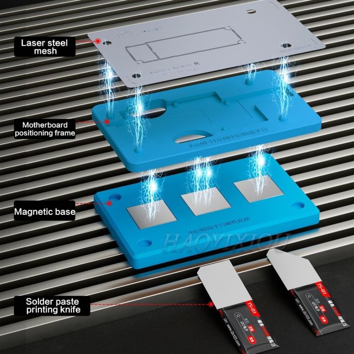 i2c-18in1-syn14ชั้นกลางแบบสากลสำหรับปลูก-iphone-x-14-pro-max-เมนบอร์ดแม่เหล็กหลักทำจากซิลิโคนที่แข็งแรง