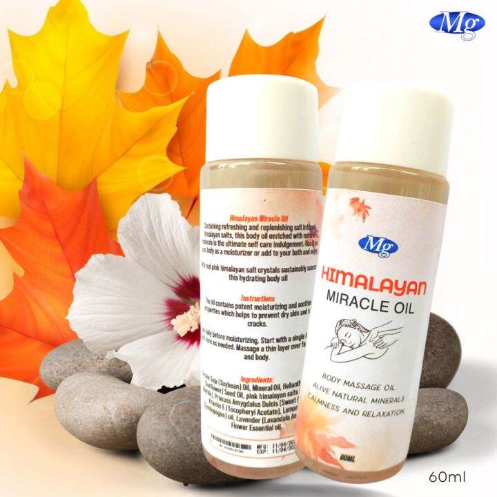 HOT GYRHL [V.WELLNESS] HIMALAYAN MIRACLE OIL with Pink Himalayan Salt