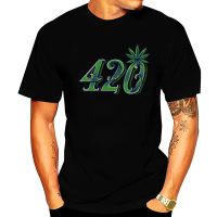 2023 Men Tshirts Print Weed 420 Its Time  เสื้อยืดพิมพ์ลายกัญช  เสื้อเชิ้ตผ้าฝ้ายเสื้อยืด แขนสั้นอินเทรนด์