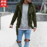 [COD] New European and Foreign Trade Street Fashion Mens Jacket Trend Color Lapel