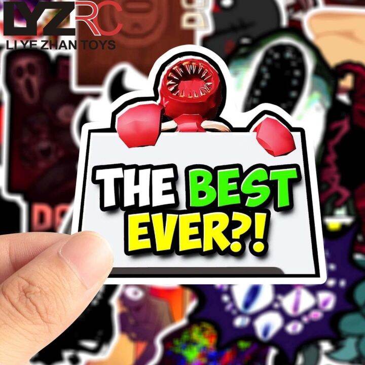 LYZRC 50PCS Doors Roblox Figure Game Graffiti Sticker Cartoon Lazada