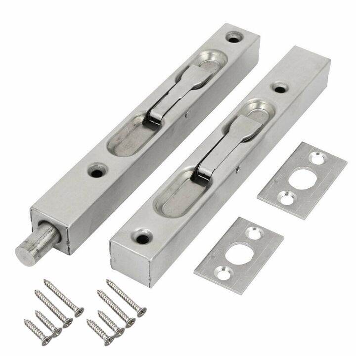 Door Hardware Flush Bolt Brushed For Double Opening Door Modern Design ...