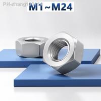 M1 M1.2 M1.4 M1.6 M2 M2.5 M2.6 M3 M3.5 M4 M5 M6 M8 M10 M12 M14 M16 M18 M20 M24 DIN934 304 Stainless Steel Hex Hexagon Nut