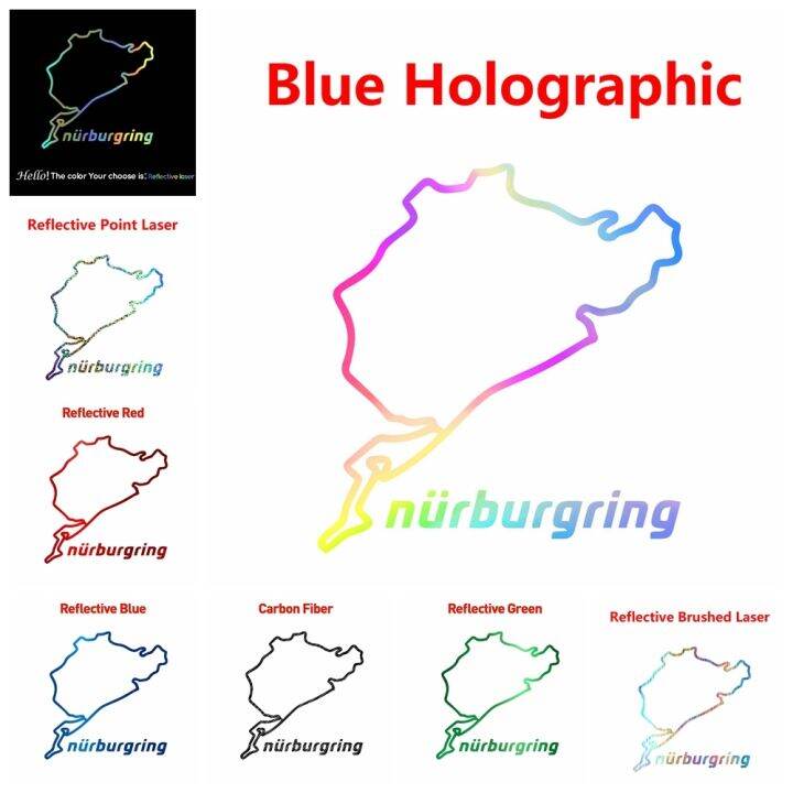 {car parts} Cool Design nurburgring Auto Stickers On The Car Vinyl Auto