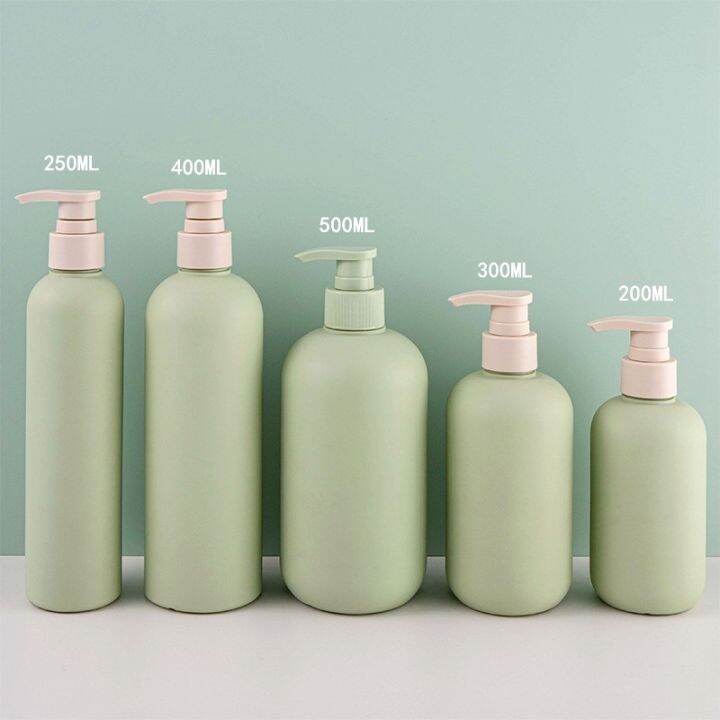 200ml-300ml-500ml-shampoo-bottle-refillable-bottles-cosmetic-container-200ml-300ml-500ml-avocado-green-empty-plastic-pump-lotion-acrylic-pump-head