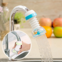 HomeHarbor 360องศาปรับตัวต่อก๊อกน้ำ Shower Water Tap Gadget Water Tap Extension กรองห้องครัวอุปกรณ์ห้องน้ำ5AH0153