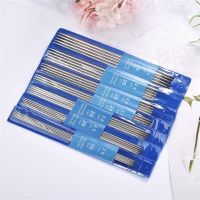 【YF】 5Pcs/Set Stainless Steel Knitting Needles 2 mm-8 mm Straight Single Pointed Crochet Hook Sets 25 cm Sweater for